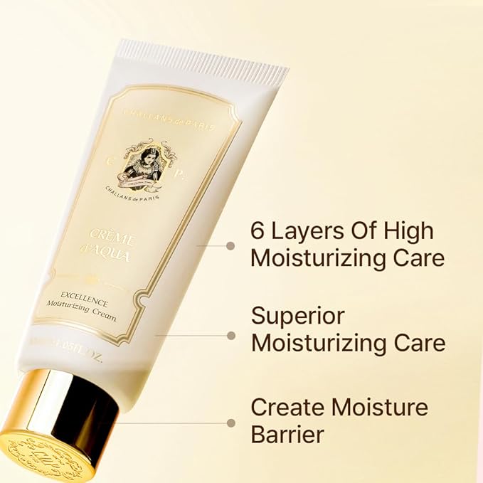 PARIS CRÈME d'AQUA EXCELLENCE Korean Moisturizing Cream Facial hydrating cream for All Skin Types 1.05 fl. oz 30ml 30ml