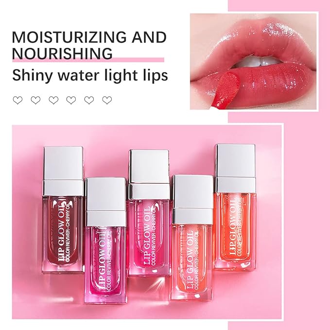 3 Set Lip Oil Hydrating Tinted