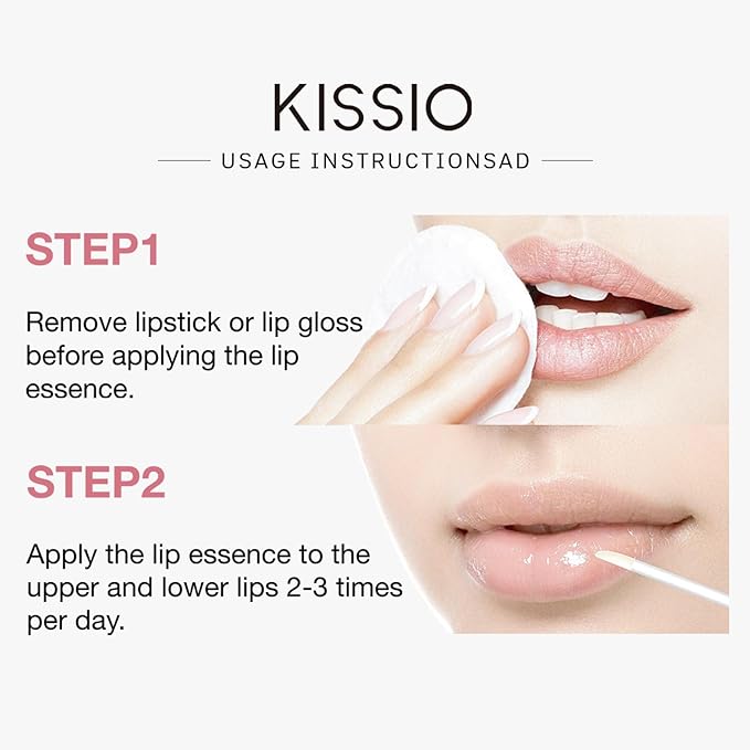 KISSIO Lip Plumper,2 PCS Natural Lip