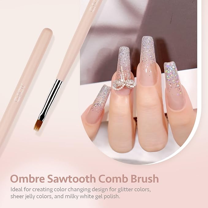 Gaoy 8 pcs nail brushes