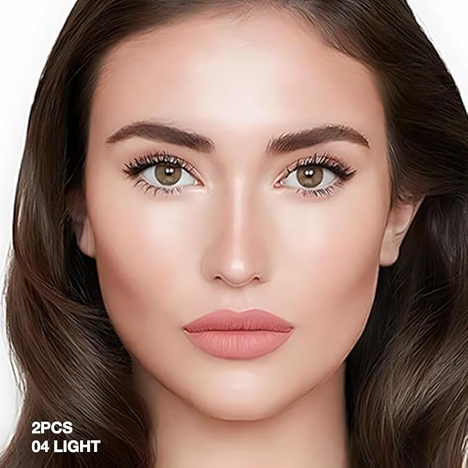 evpct 2Pcs under Eye Brightener, Nourishing Luminous under 04# Light