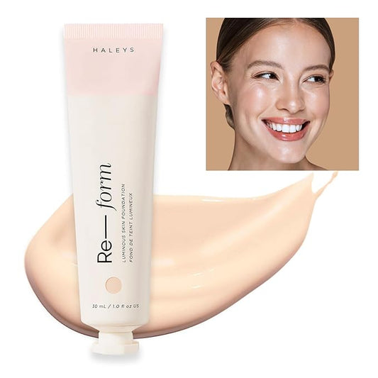 HALEYS Re-form Luminous Skin Foundation, VEGAN + CRUELTY-FREE, types (2.15)