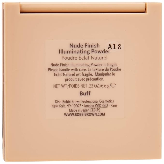 Bobbi Brown Nude Finish Illuminating Powder, Buff for 0.23 Fl Oz