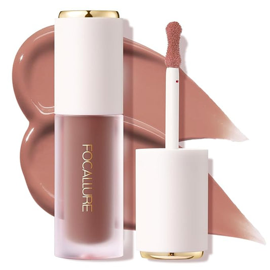 FOCALLURE Silky Cream Liquid Blush,Leaving a Matte Dewy