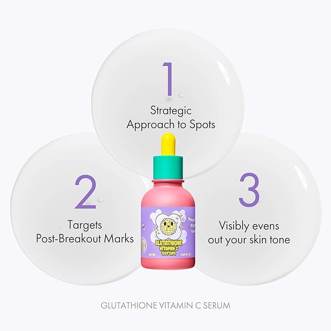 Glutathione Vitamin C Serum 50ml - Step-by-Step Discoloration Correcting Serum with Hyaluronic Acid & Niacinamide - Moisturizing & Hydrating K Beauty Skin Care (1.69 fl oz)