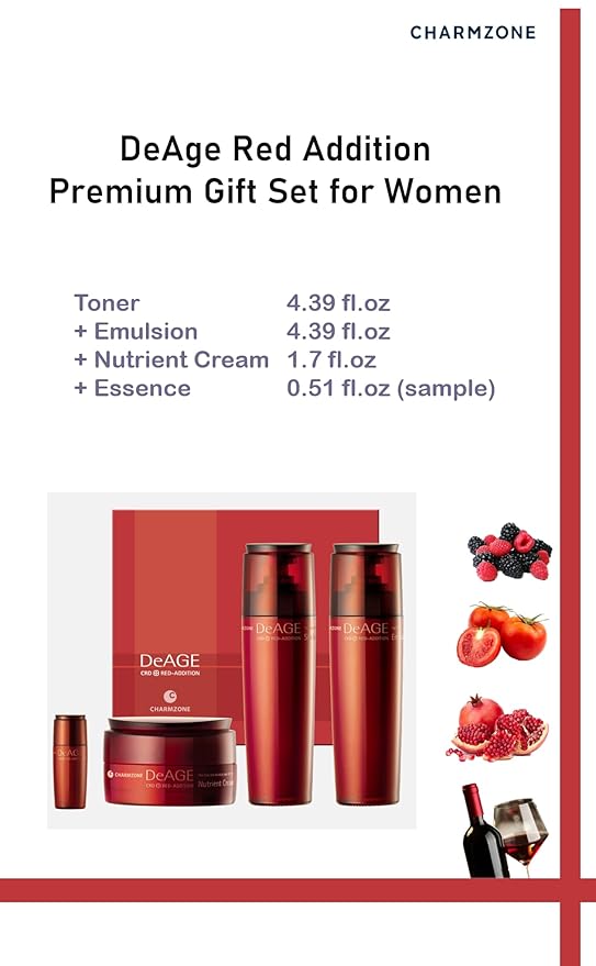 CHARMZONE DeAge Red Addition Set of Anti-aging