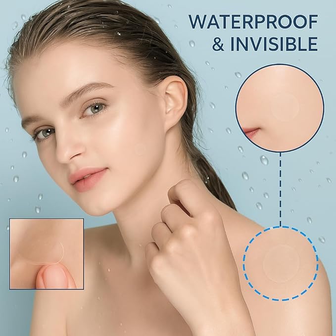 SPOTLESS Hydrocolloid Blemish Patches, 72 Count, Latex-Free, 2 Sizes, Clinically Tested, Salicyclic acid, Tea Tree oil