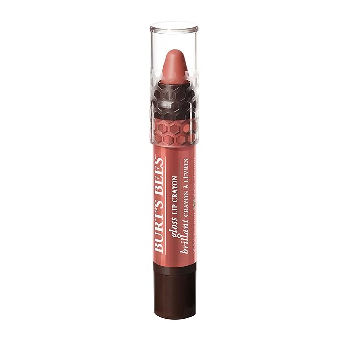 Burt's Bees 100% Natural Moisturizing Gloss Lip Crayon, Santorini Sunrise - 1 Crayon