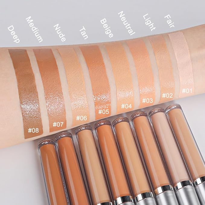 Kaely 2Pcs Hydrating Concealer Wand,Full Coverage Liquid under