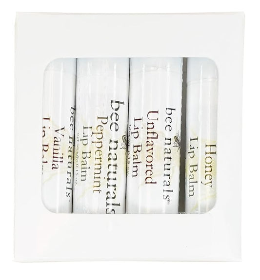 Bee Naturals Lip Balm -Variety Pack