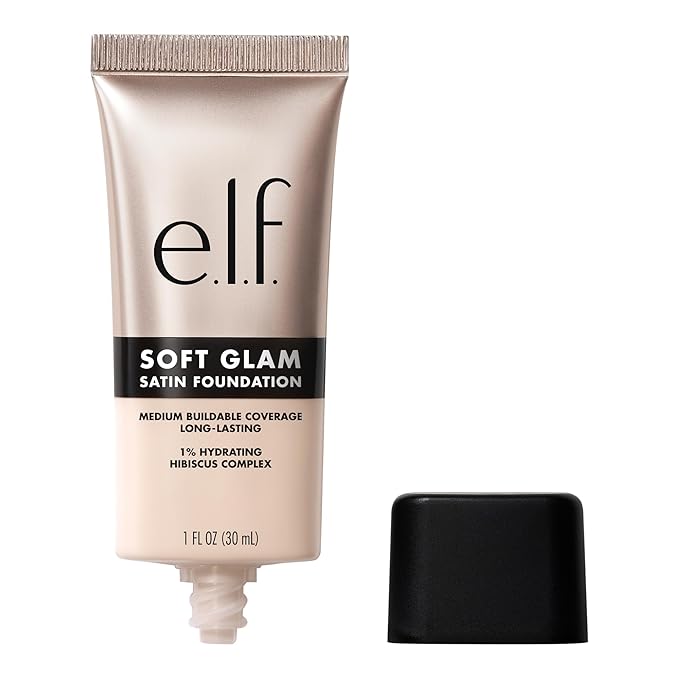e.l.f. Soft Glam Foundation, Medium Coverage, Long-Lasting & Fair Cool