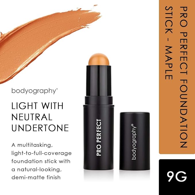 Bodyography Pro Perfect Foundation Stick - Demi-Matte Finish E (Maple)