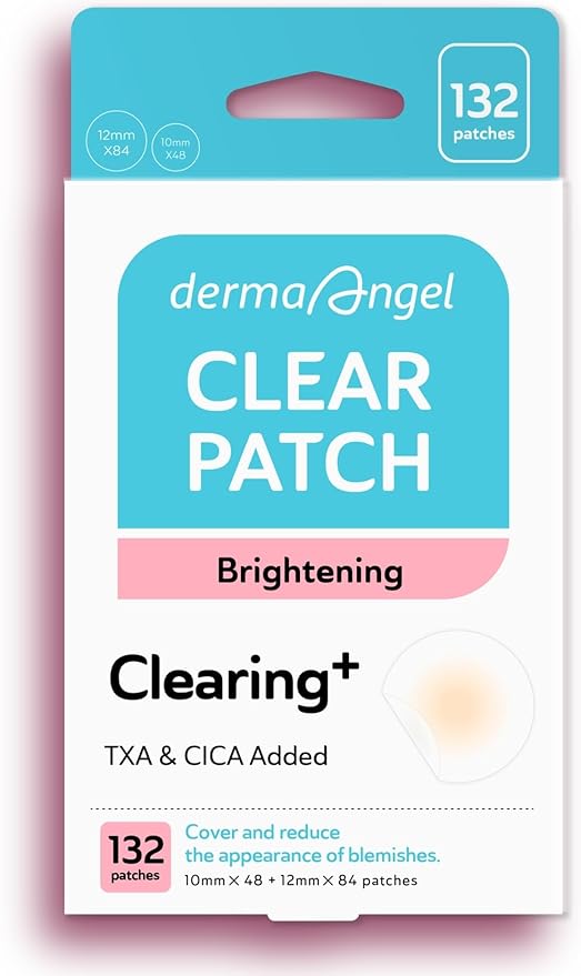 Dark Spot Patches Blemish Patches with Hydrocolloid, TXA & CICA for Active Acne & Post-Inflammatory Dark Spots - Day and Night Use - UPGRADED (Post Acne - 132 Count - 2 Size)