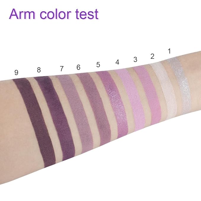 9 Colors Purple Silver White Tan Grape Matte