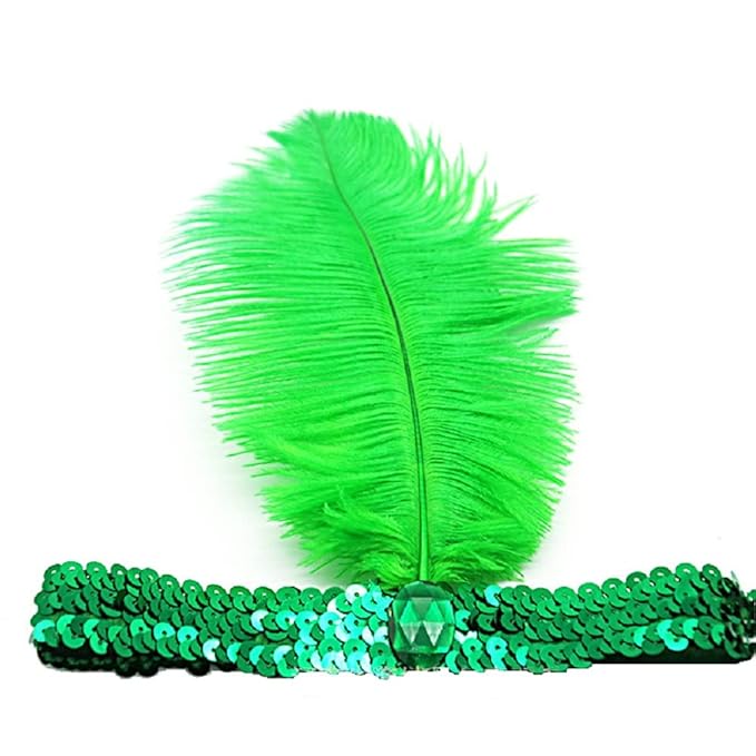 Carnival hair accessories purple and green