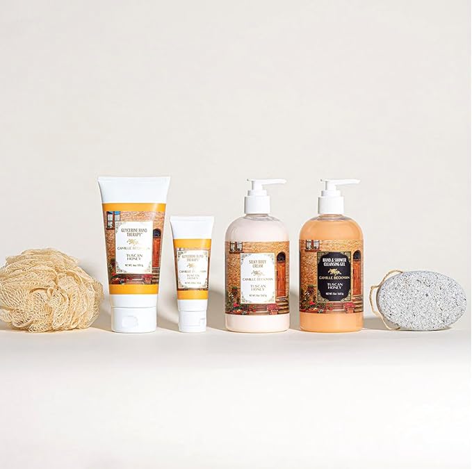 Camille Beckman Essentials Gift Basket, Tuscan Cleansing
