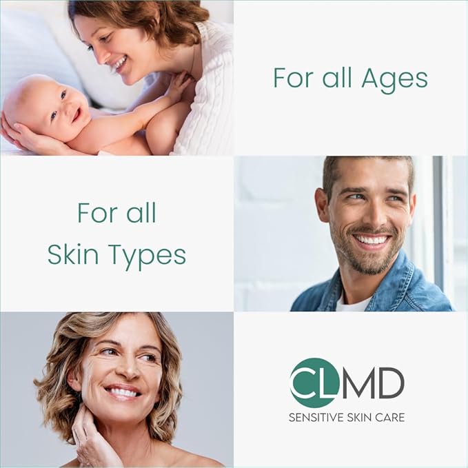 CLMD TrueLipids Ceramide+ Cream – Deep Moisturizing Barrier Support for Sensitive Skin – Hydrates and Soothes – Hypoallergenic, Nourishing, and Dermatologist-Tested – 3.4 fl oz