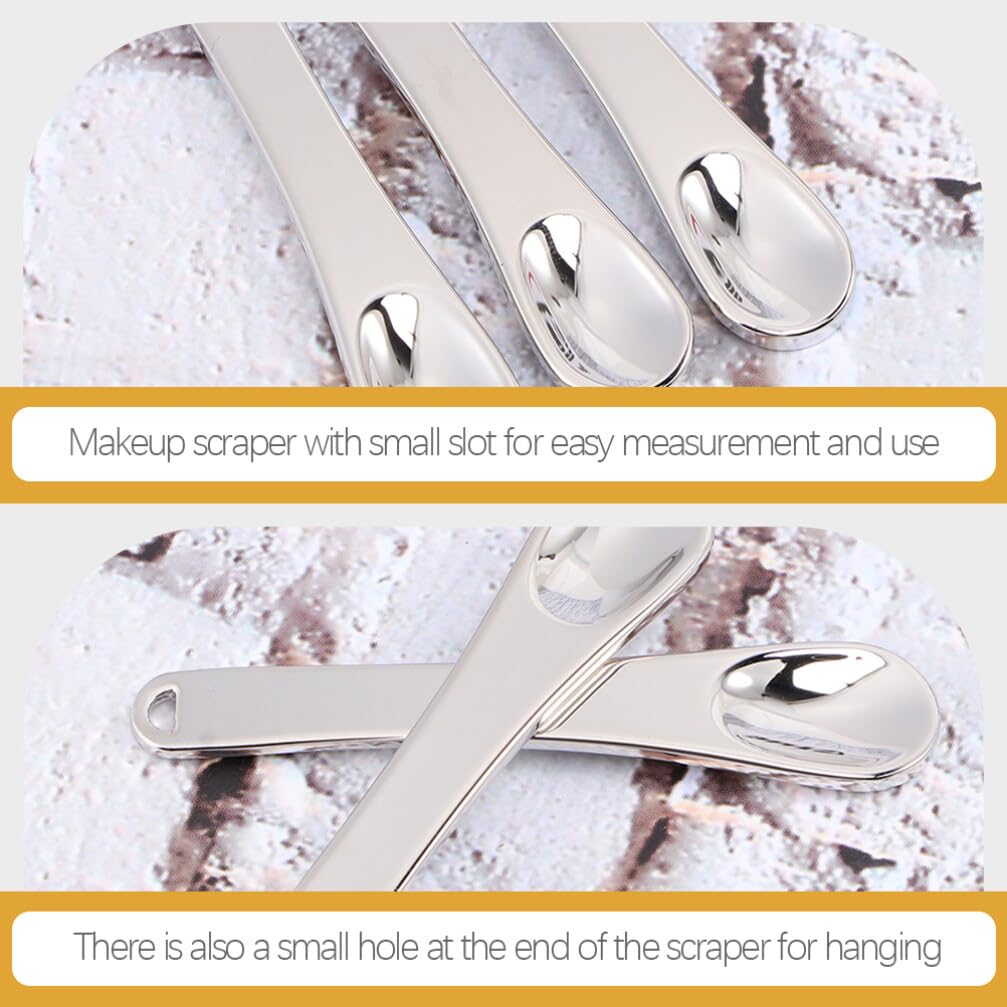 10pcs Cosmetic Spatula Makeup Tool for Facial Masks Creams Eye Creams Smooth Easy to Clean Flexible Application with Hanging Hole Skincare Beauty Spatulas