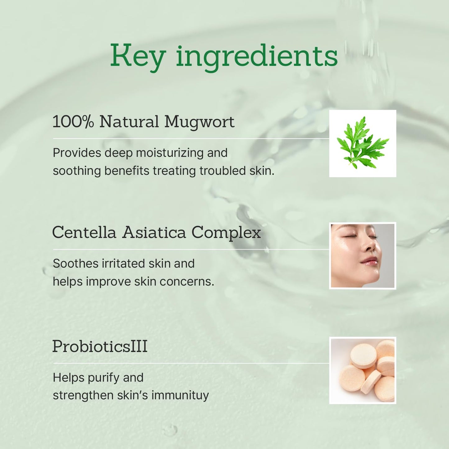 Mugwort Super Calming Toner - Korean Hydrating Toner for face, Purifying Mugwort Essence, Soothing, Calming, Refreshing Facial Toner for Oily, Dry, and Sensitive Skin, Daily Skin Care, 8.45 fl.oz