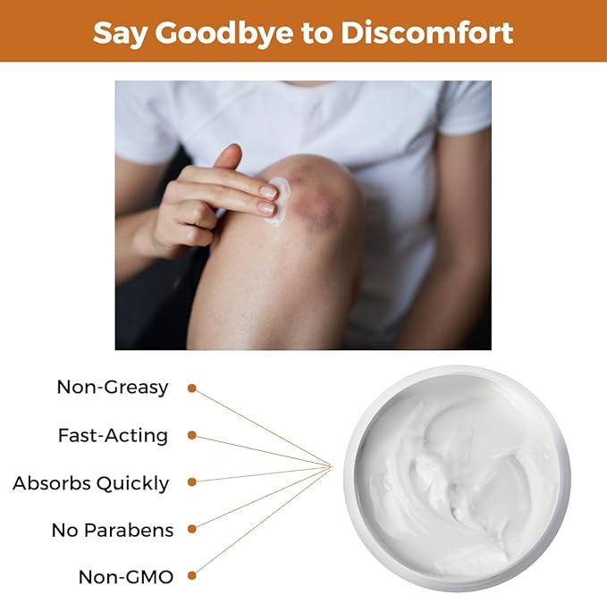 Hemp Relief Cream - Ideal for Arthritis, Neuropathy, Muscles, Joints, Neck, Back, Elbows, Hands, Feet, and Knees - Proudly Made in USA (3000mg)