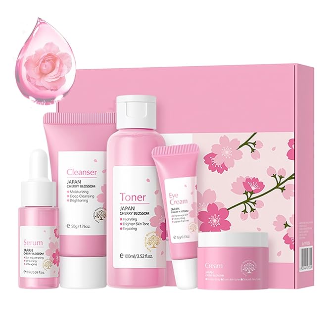 Korean Skin Care Set - Sakura