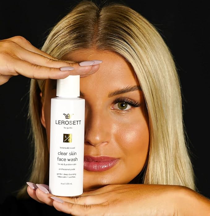 Gunilla Of Sweden LEROSETT Clear Skin Face Wash & Pore Toner Bundle