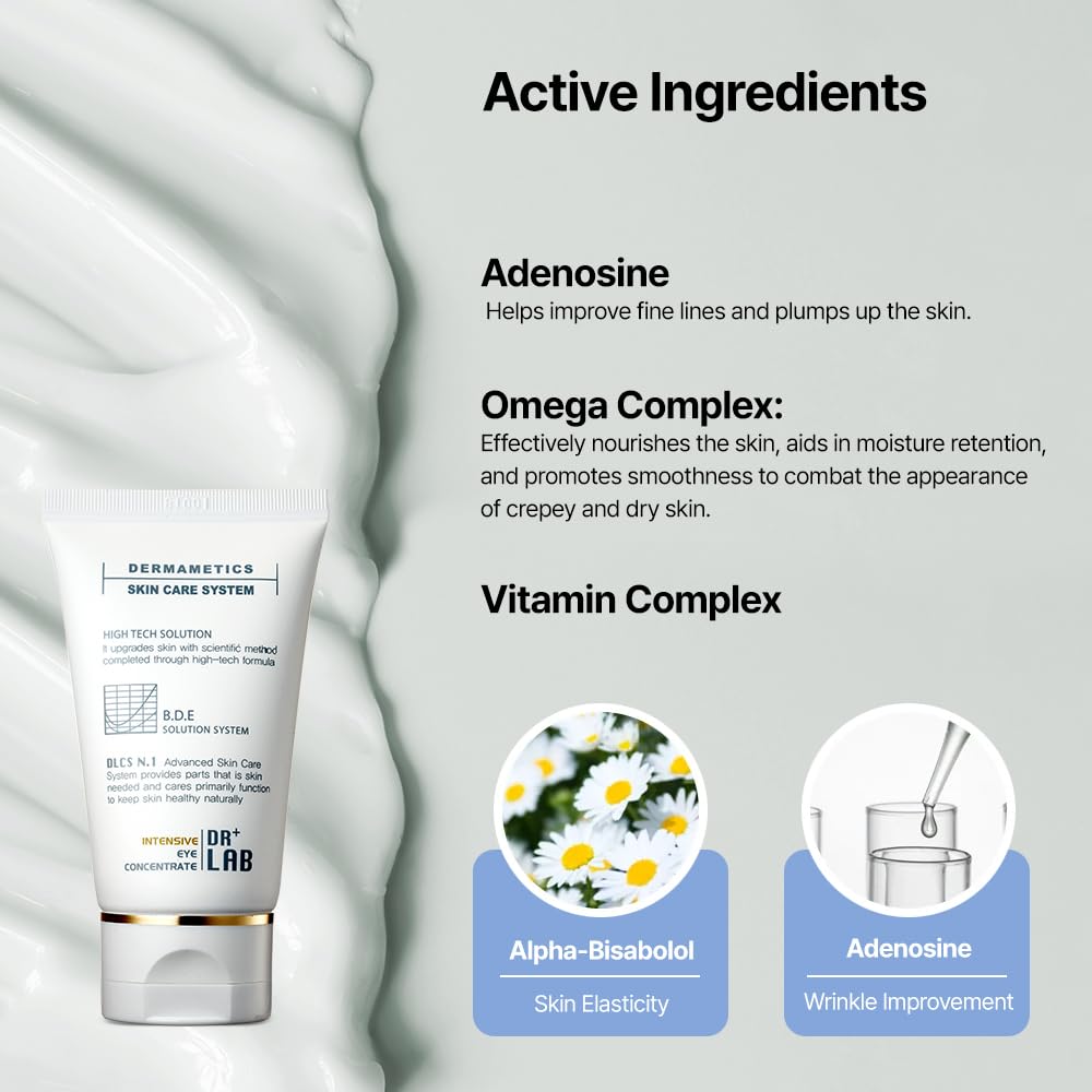 DR+LAB Intensive Eye Concentrate 0.34 fl oz /10ml for Wrinkle Firming Anti Aging Care Korean Skincare