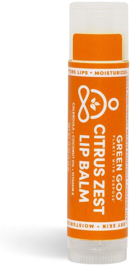 Green Goo All-Natural Lip Balm, Citrus