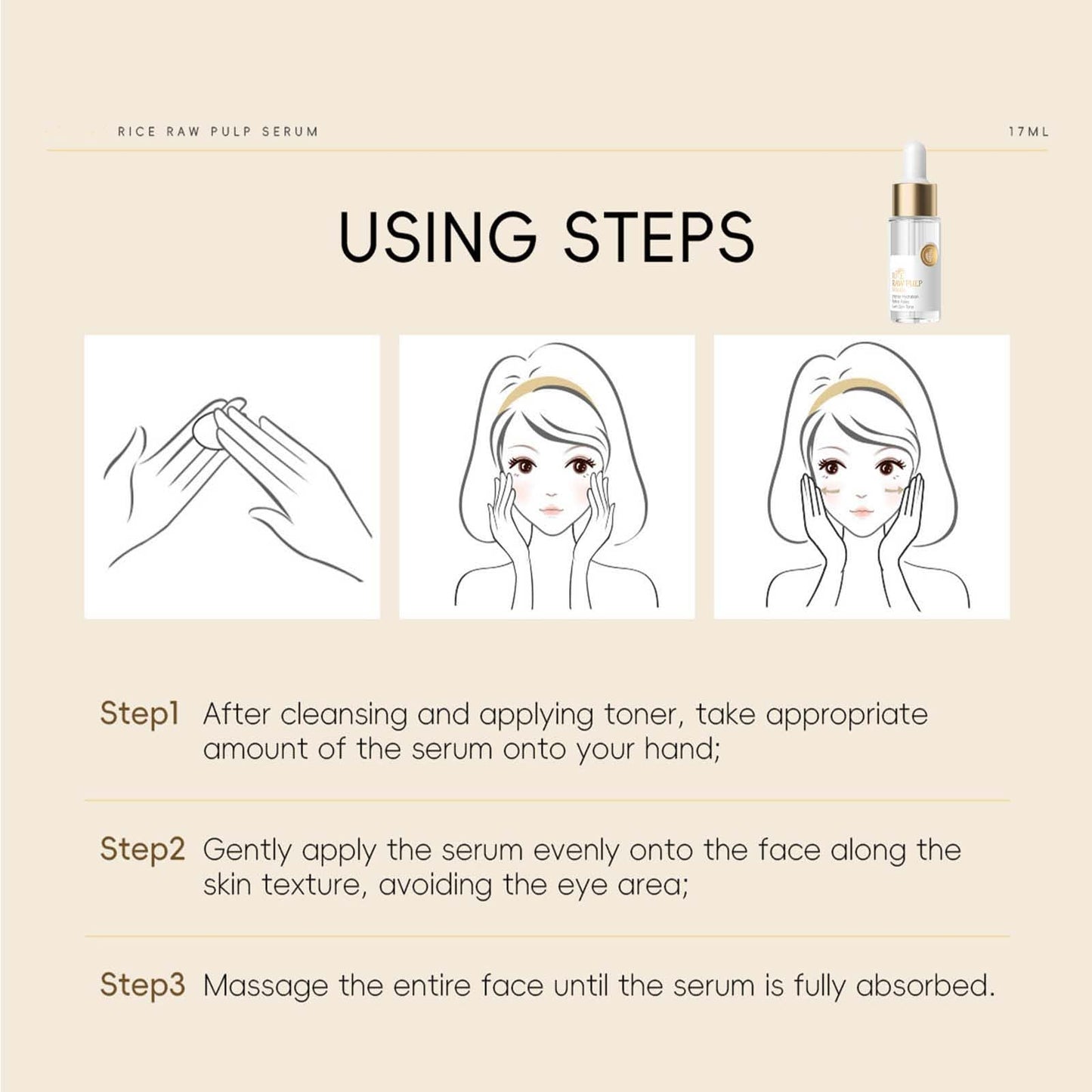 Skin Care Set - Rice Face Moisturizer Cream & Rice Serum (2 Products) Moisturizer for Face,Hydrating Targets Dryness,Pore Minimizing,Deep Nourishment,Strengthens Skin Barrier,All Skin Types,1.66 oz