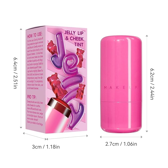 Milk Jelly Blush, Sheer Lip & Cheek Stain, Tones, 03