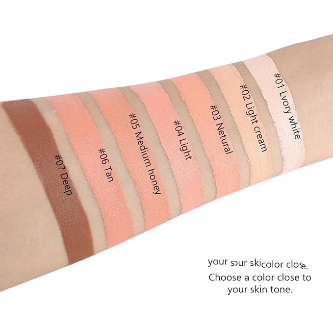 7 Color Solid Concealer Full Coverage Correcting Cream