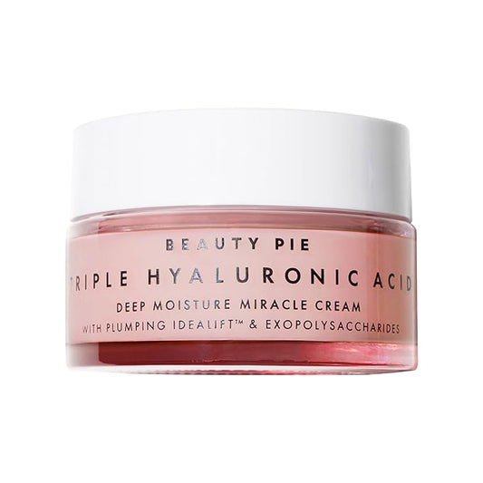 Beauty Pie Triple Hyaluronic Acid Deep Moisture Miracle Cream 50ml – Hydrating Face Moisturizer for Plumping, Firming & Anti-Aging