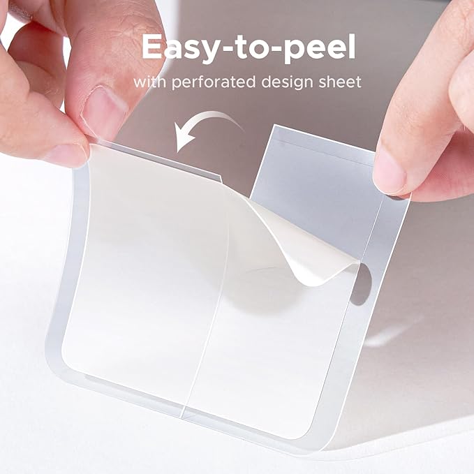 TKTK Large Pimple Patches, 60 mm XL Acne Patches, Big Hydrocolloid Bandages for Body, Face, Forehead, Chin, Neck Zit Breakouts, Hydrocolloid Patch (Square, Strip, Dot 5 Sizes 62 Count)