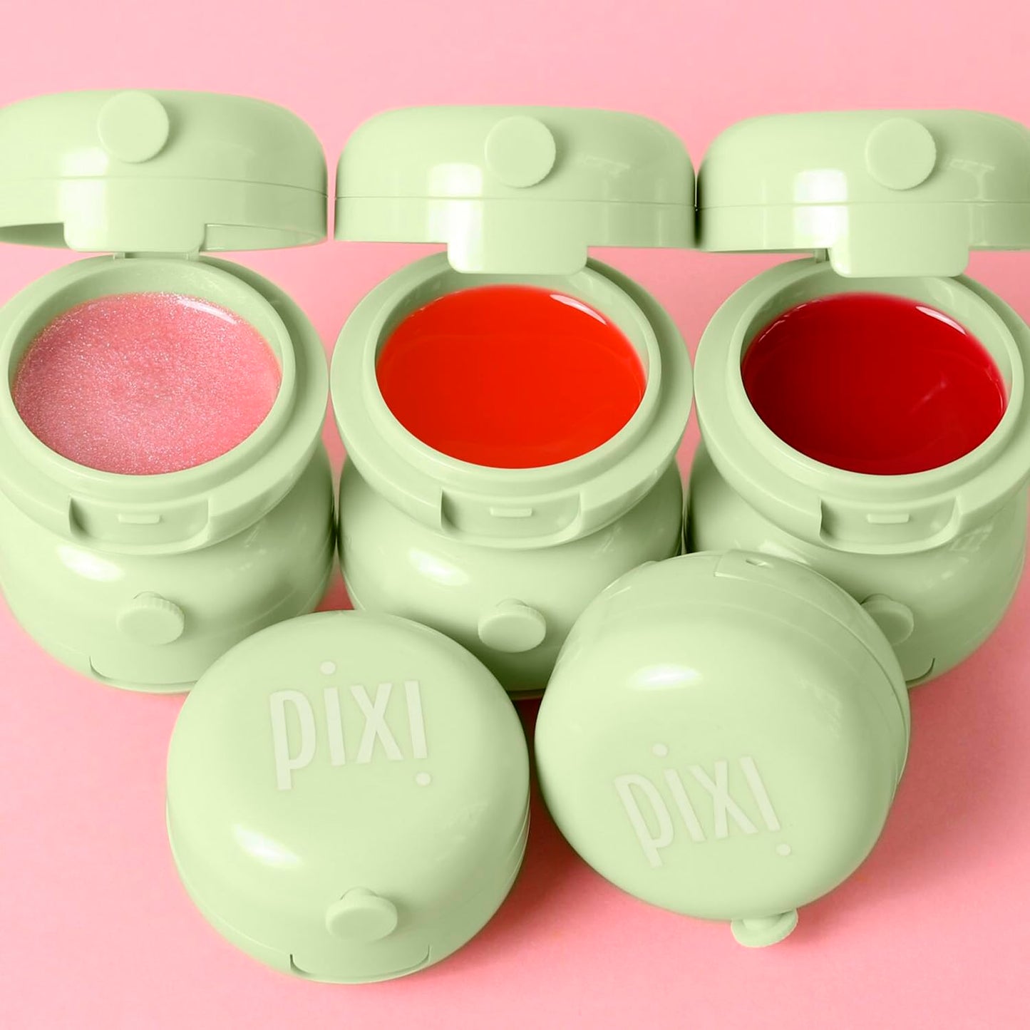 Pixi Beauty LipMask | Tinted Hydrating and Moisturizing Lip Balm Jelly |Lip Gloss Infused with Camellia, Jojoba and Pomegranate | Amore |0.3 fl.oz / 8 g