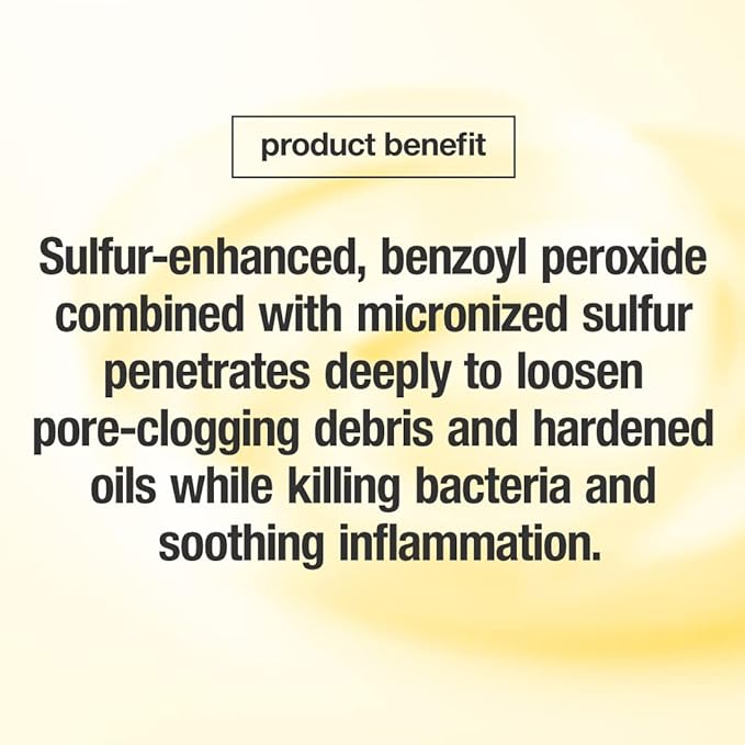 CONTROL CORRECTIVE Clear Med 5% Acne Treatment Lotion, 2.5 Oz - Helps Clear & Control Breakouts, Benzoyl Peroxide, 3% Sulfur To Improve Efficacy And Dry Up Blemishes