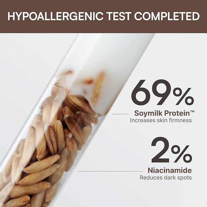 Milky Lotion | Soymilk Relief Protein Lotion | Skin Barrier Support, Hydration, Glow, Brightening | OAT and SOYBEAN EXTRACT, Niacinamide | Dry, Flaky Skin | Korean Skincare | 5.07 fl.oz.