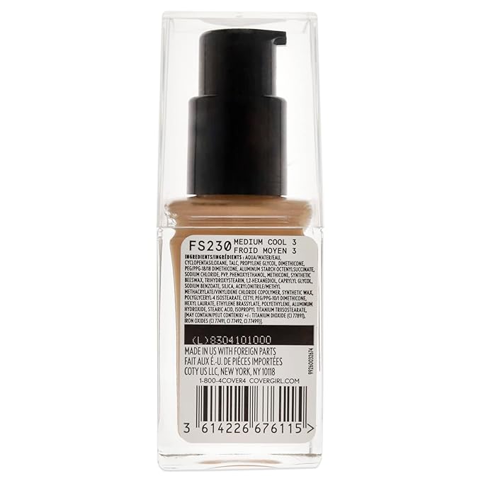COVERGIRL Matte Ambition, All Day Foundation, Medium Cool 1.01 Ounce