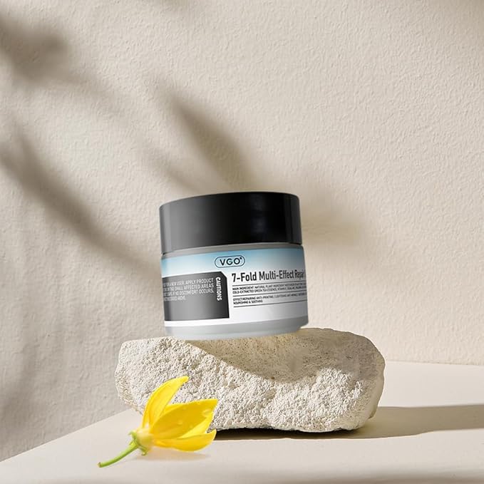 VGO Moisturizer Face Cream, 7-Fold Multi-Effect Repair Facial Cream, Daily Repair Moisturizer for Body and Face - Perfect for Every Skin Type 100ml / 3.53oz