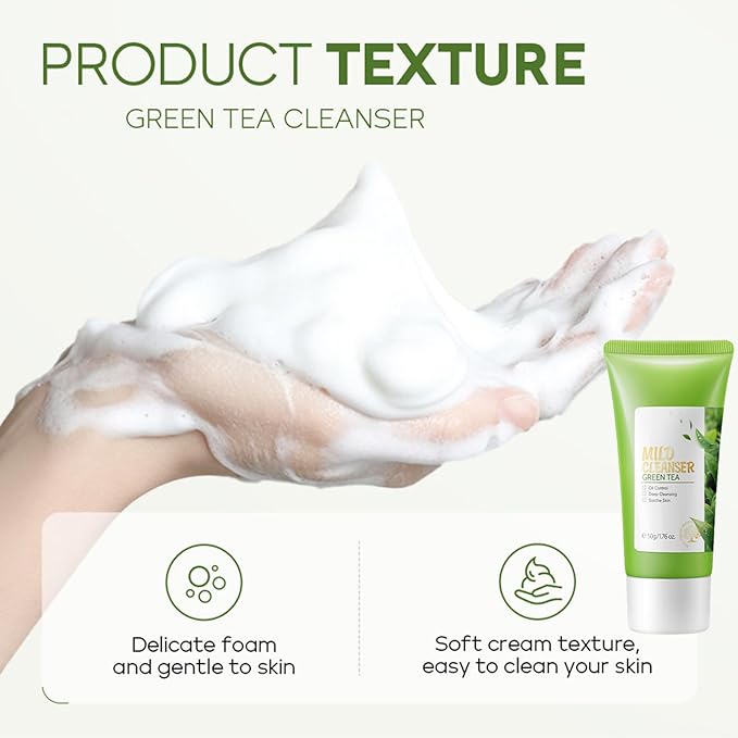 Skin Care Products Set, Green Tea