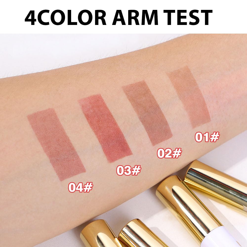 All Day Matte Lip Gloss Peel Off Masque - Peel Off Lip Stain Tattoo, Dusty Mauve Pink Peel Off Lip Tint，Long Lasting Waterproof Transfer-proof Lip Mask Lip Stain Peel Off Lip Gloss,Stay Lip Makeup 04#