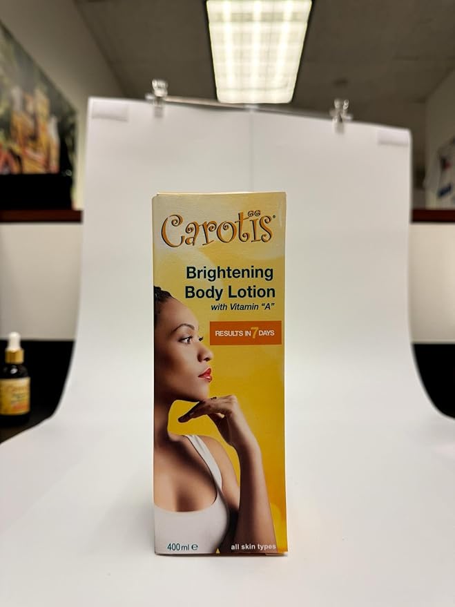 Skin Brightening Lotion - 13.5 Fl oz / 400ml |For Body, Knees, Elbows, Hands, with Carrot Oil and Vitamin A