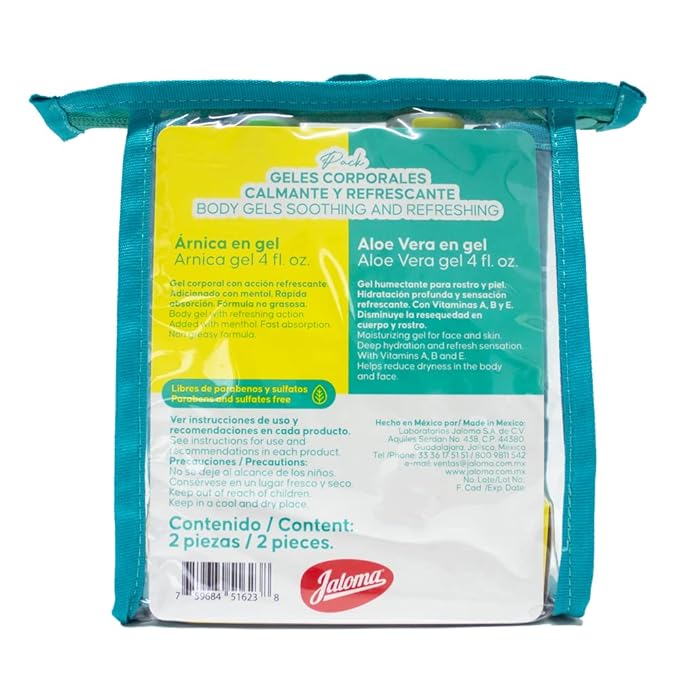 JALOMA Body Gel Pack, Arnica and Bag