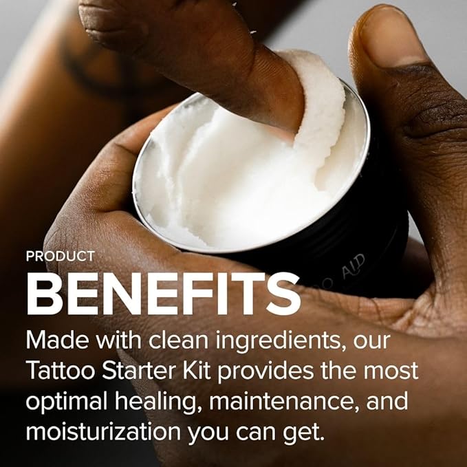 Mad Rabbit Tattoo Care Bundle Kit (3-Piece) Repair Soothing Gel, Enhance Balm & Defend SPF 30 Sunscreen - Full Coverage Tattoo Care Kit for New & Current Tattoos