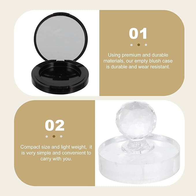 FOMIYES Eyeshadow Pallets Makeup Storage Organizer Box Empty