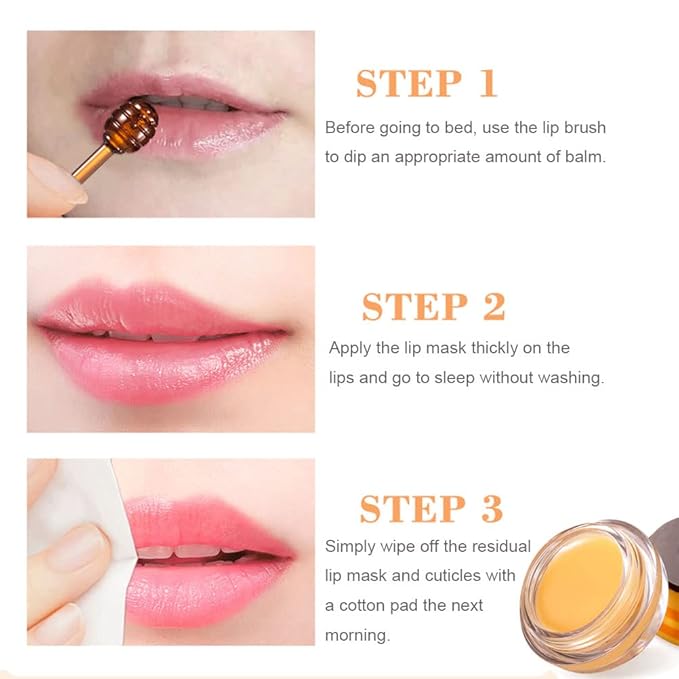 2 PCS Bee Lip Balm Honey