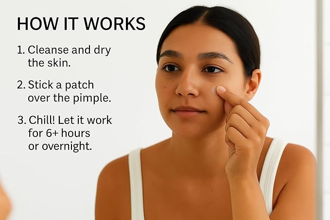 Klari Pimple Dots – 108 Hydrocolloid Acne Patches, Zit Stickers for Breakouts & Blemishes, Invisible Day & Night Spot Treatment for Face (2 Sizes)