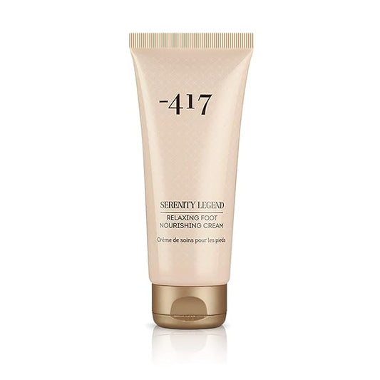 -417 Dead Sea Cosmetics Nourishing Foot Cream - Softening Foot Cream with Shea Butter & Non Greasy - Perfect for Cracked Dry Skin Repair - All Natural for Healthy Feet 3.4 oz