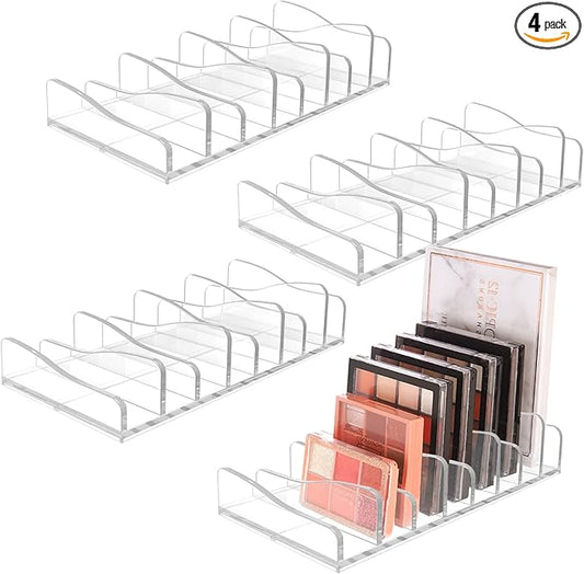 FLMOUTN 4 Pack Makeup Pallet Organizer Eyeshadow Palette