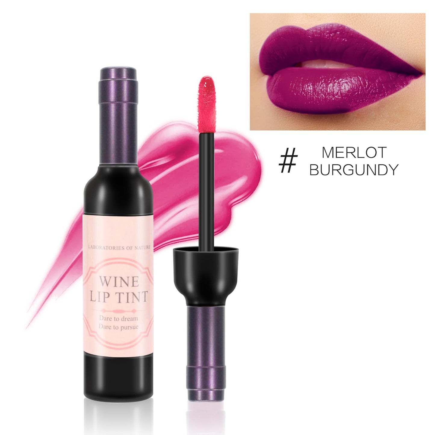 6 Colors/Set Wine Lipstick Matte Long Lasting Waterproof Lip Tint Set Lip Gloss Lip Stain