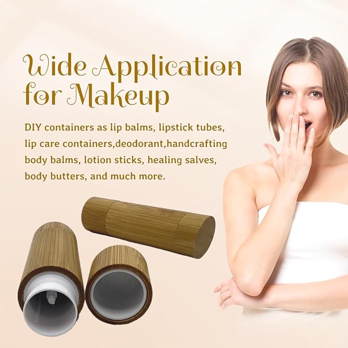 Bamboo Empty Lip Balm Containers 5.5g Samples